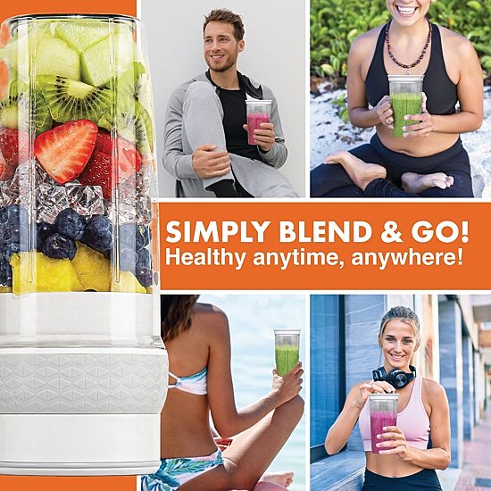 Bionic Blade Portable Rechargeable Blender with 26oz Cup