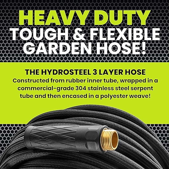 Hydro Steel Pro Heavy Duty Garden Hose