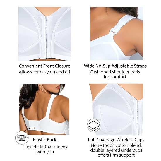 Exquisite Form Fully Full Coverage Unlined Wireless Full Coverage Bra 5100530