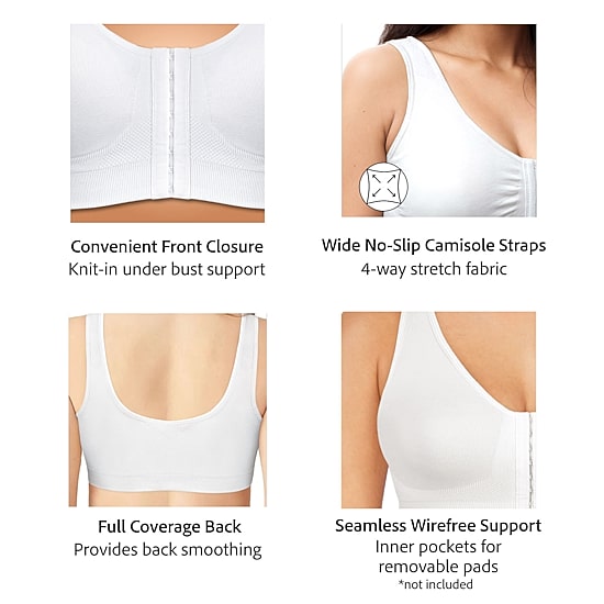 Exquisite Form FULLY® Seamless Wireless Full Coverage Bra with Front Closure -5101000
