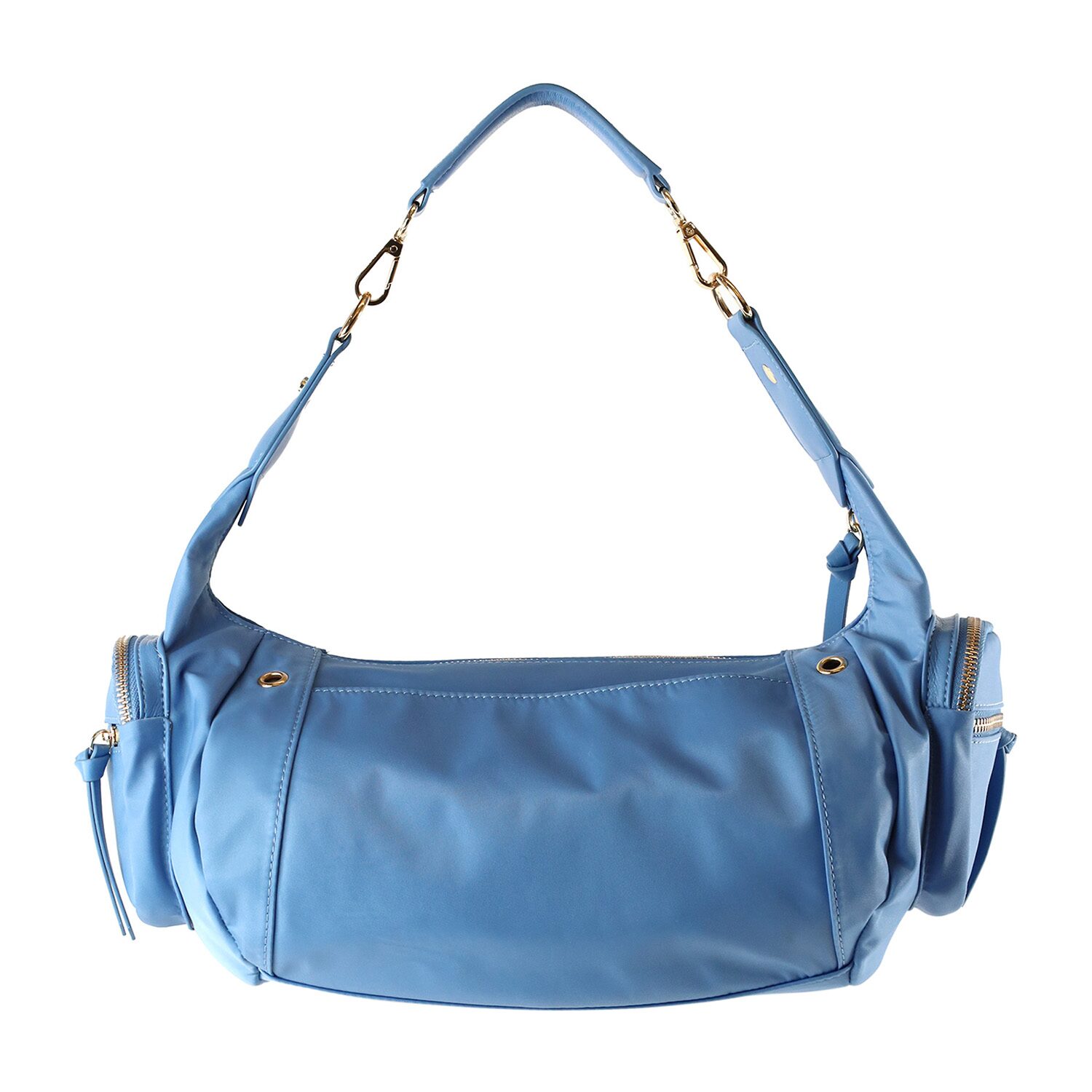Nicole Miller Nylon Zip Shoulder Bag