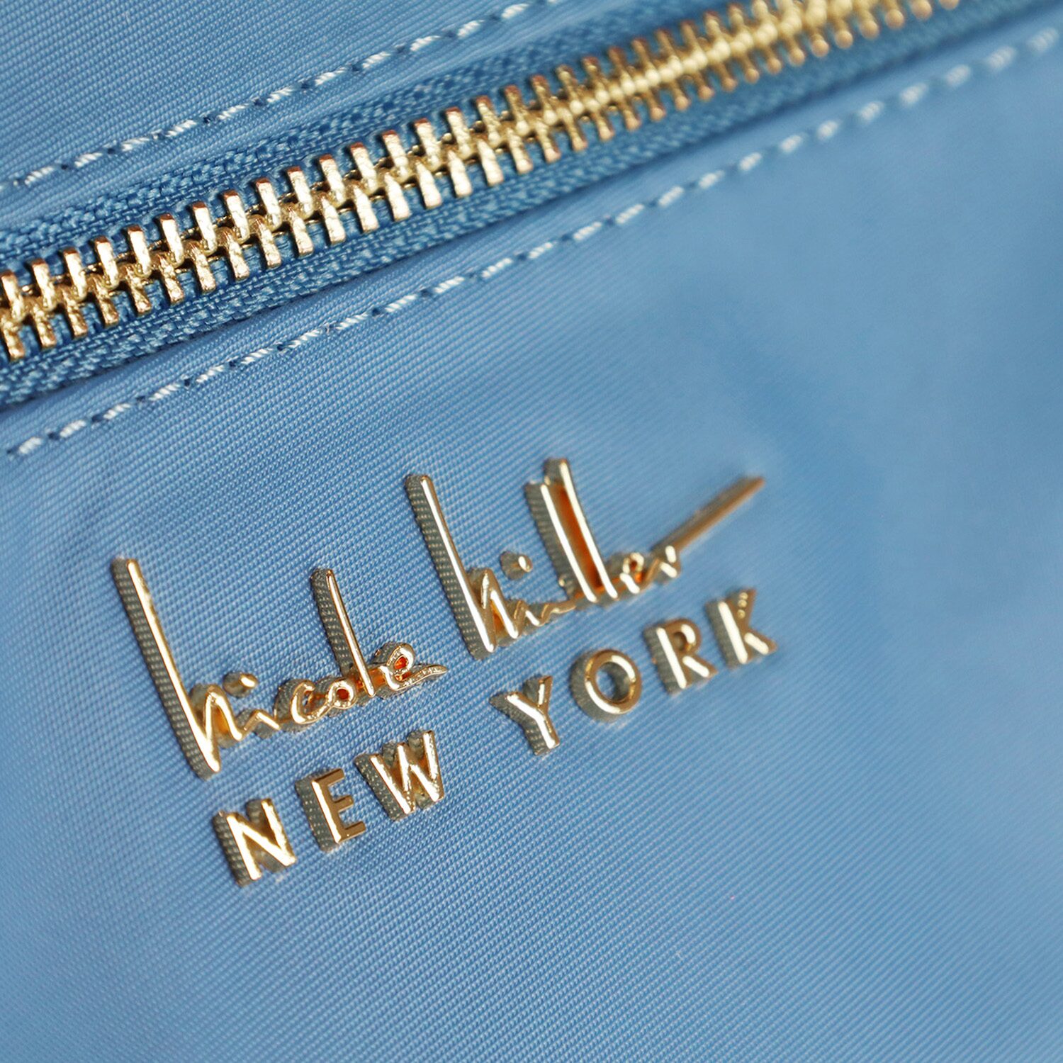 Nicole Miller Nylon Zip Shoulder Bag