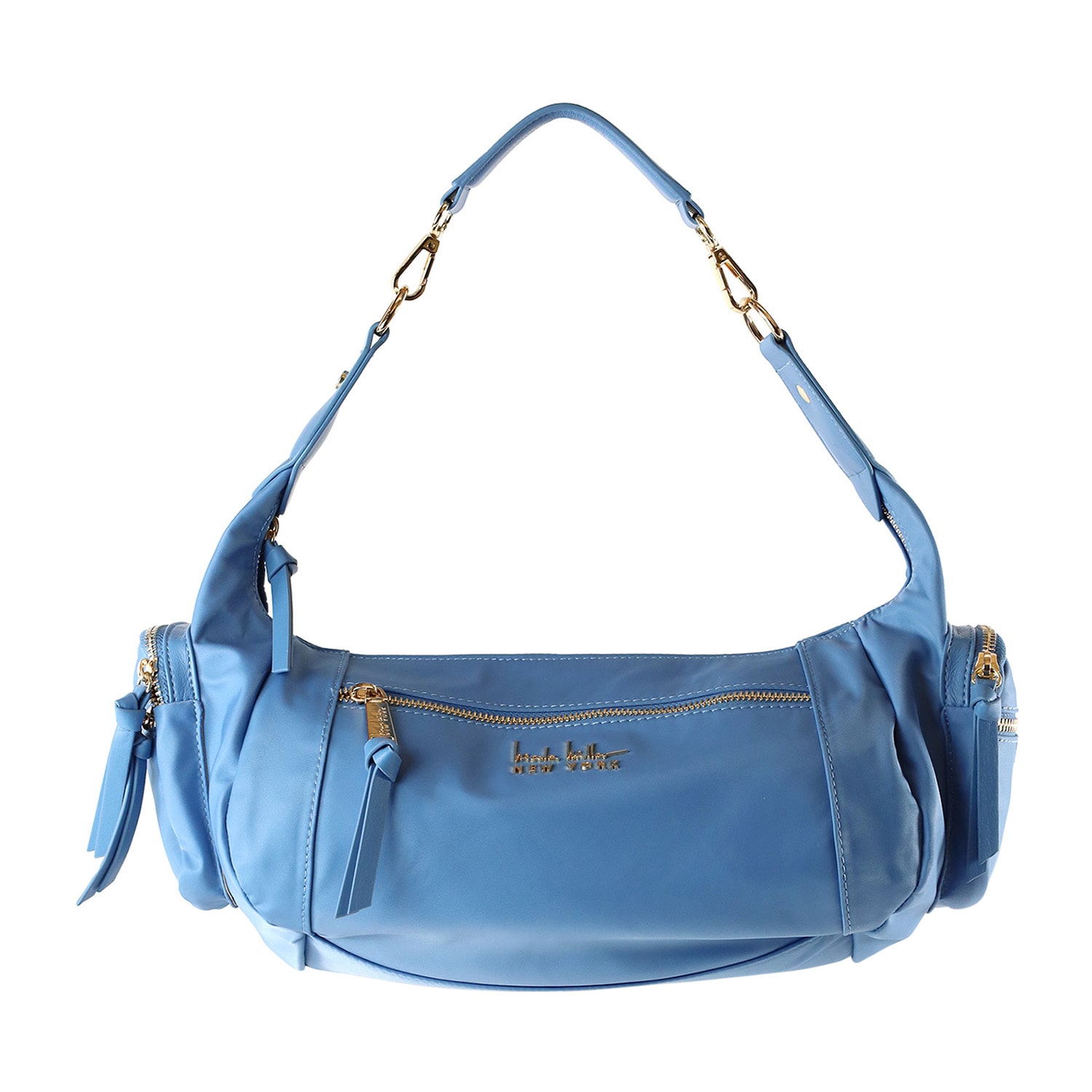 Nicole Miller Nylon Zip Shoulder Bag