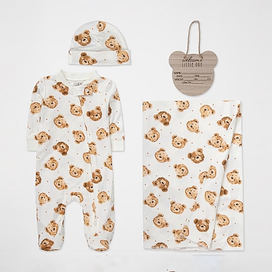 Baby Essentials Baby Boys Knit 4-pc. Baby Clothing Set