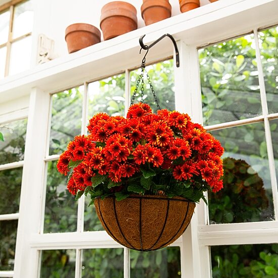 Nearly Natural 24" Chrysanthemum Artificial Plant
