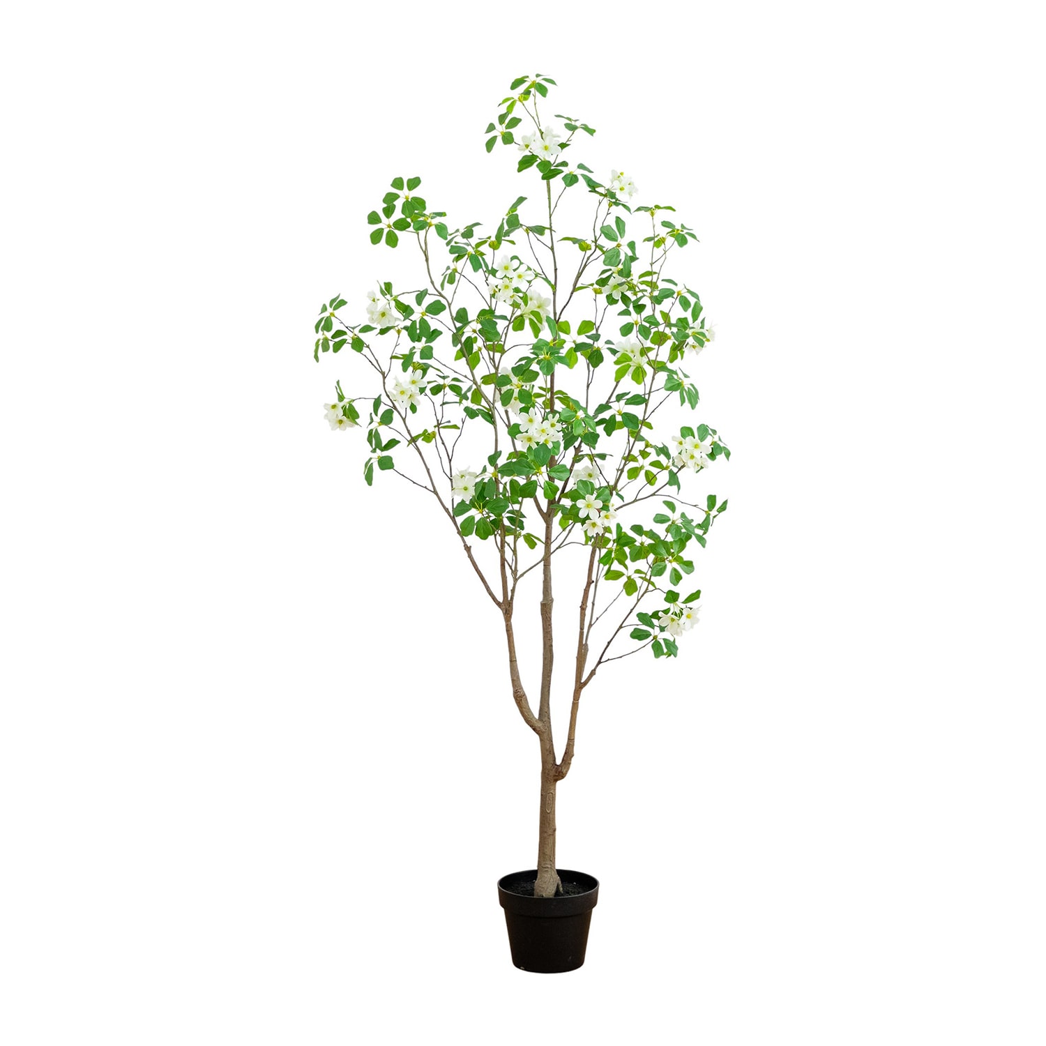 Nearly Natural 5ft Dogwood Indoor Artificial Tree