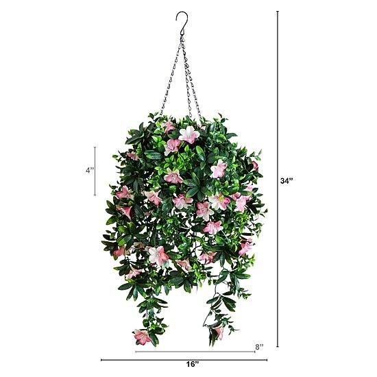 Nearly Natural 34" Azalea Artificial Plant