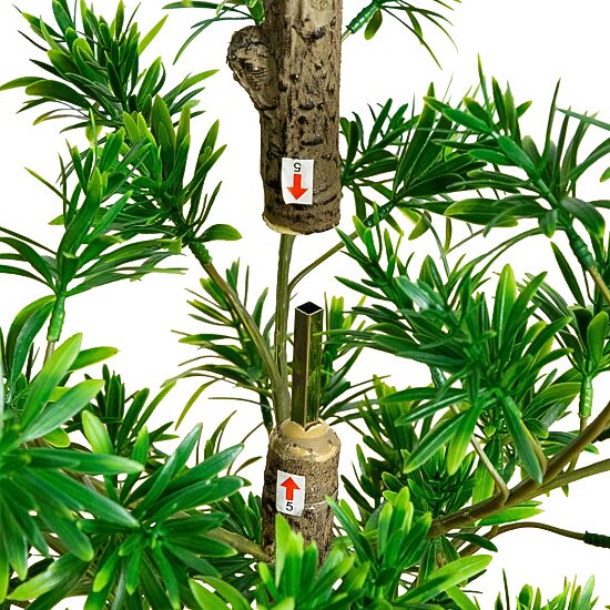 Nearly Natural 4ft Podocarpus Indoor Outdoor Artificial Tree