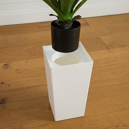 Nearly Natural 37" Agave White Tower Artificial Plant