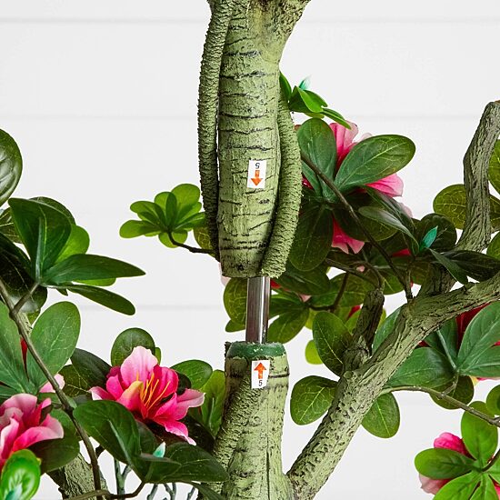 Nearly Natural 6ft Azalea Indoor Outdoor Artificial Tree