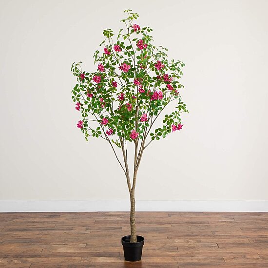 Nearly Natural 7ft Dogwood Indoor Artificial Tree