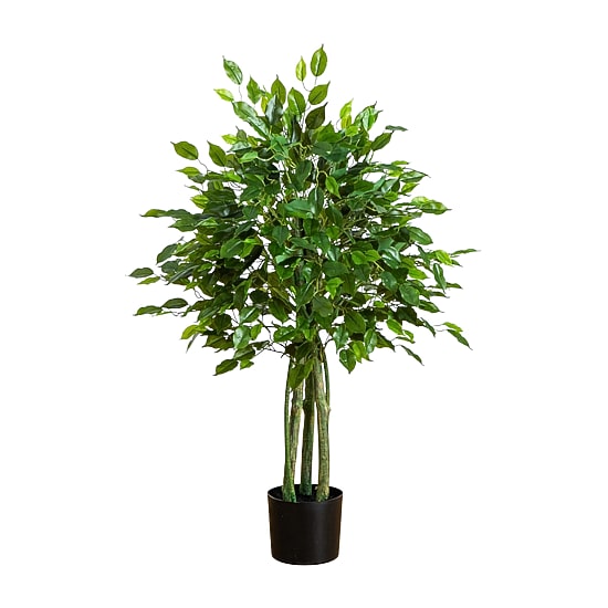 Nearly Natural 4ft Ficus Indoor Outdoor Artificial Tree