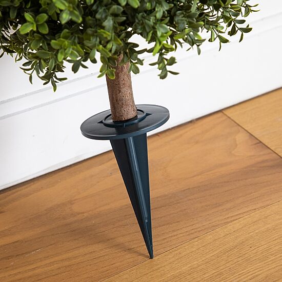 Nearly Natural 2-pc. 2ft Boxwood Integrated Ground Stake Artificial Plant