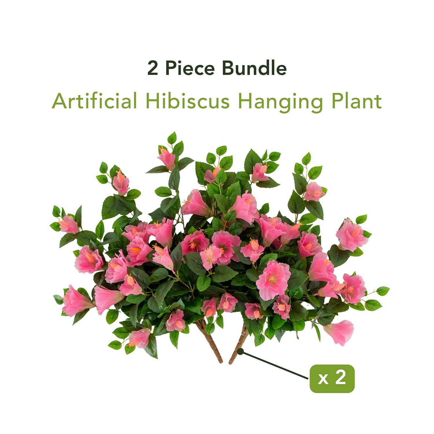 Nearly Natural 24" Hibiscus Artificial Flowers
