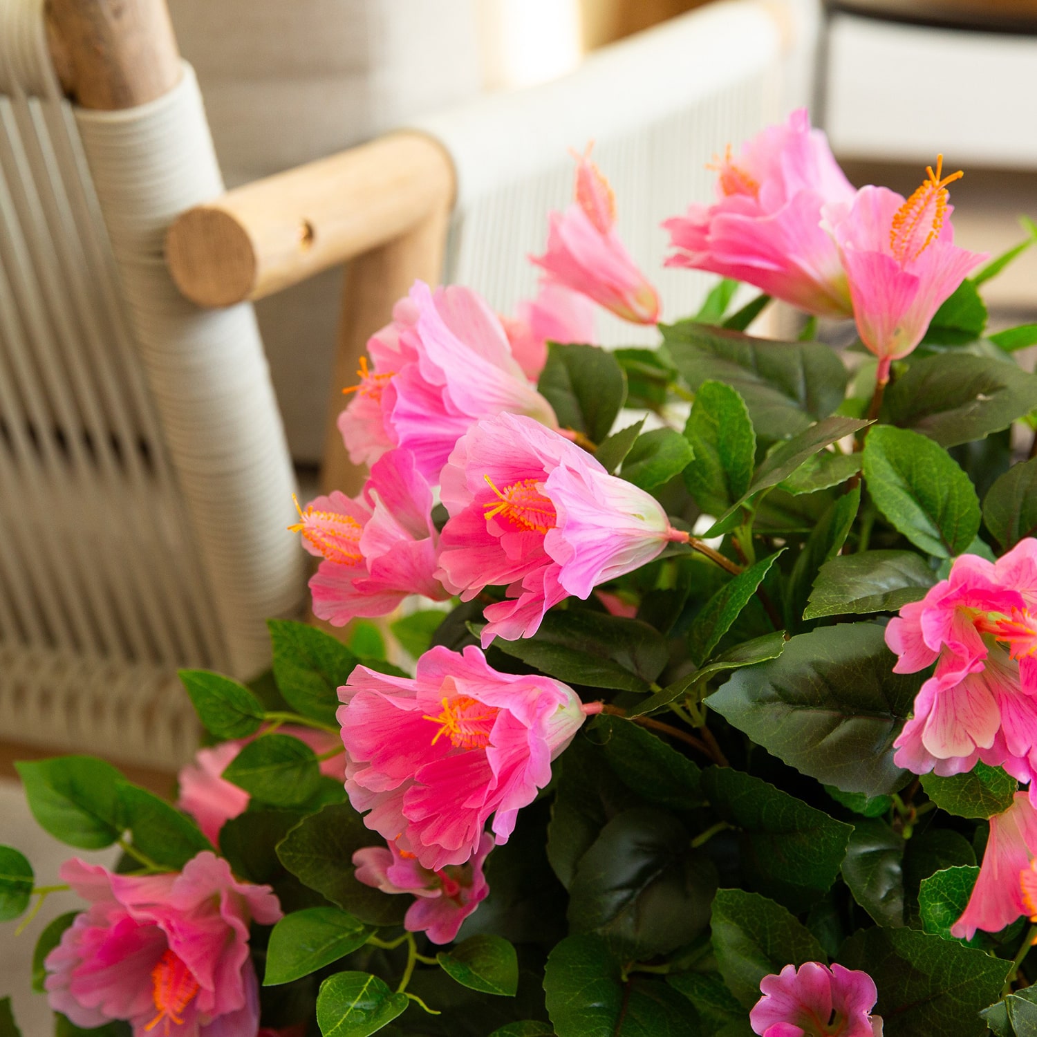 Nearly Natural 24" Hibiscus Artificial Flowers