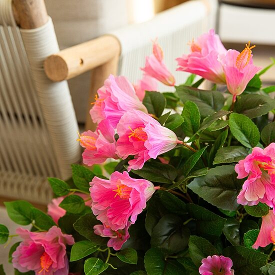 Nearly Natural 24" Hibiscus Artificial Flowers