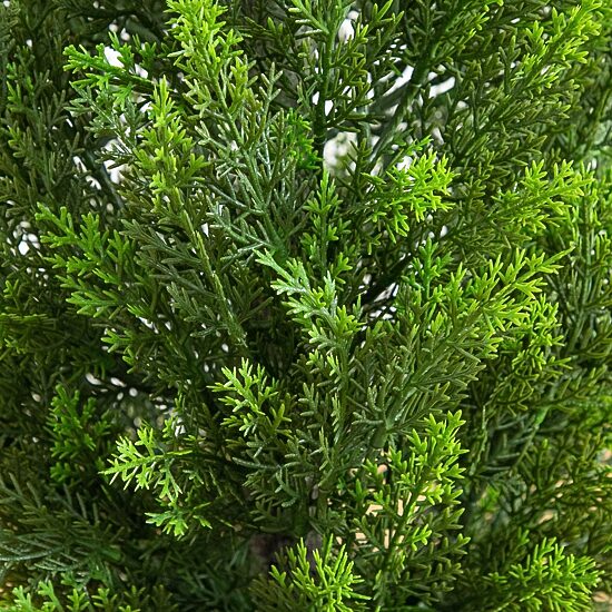 Nearly Natural 45" Cedar White Tower Indoor Outdoor Artificial Tree