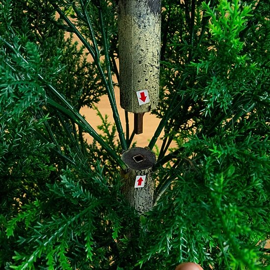 Nearly Natural 5ft Cypress Tower Indoor Outdoor Artificial Tree