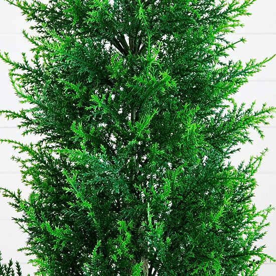 Nearly Natural 5ft Cypress Tower Indoor Outdoor Artificial Tree