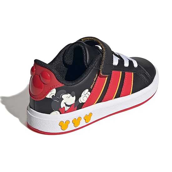 adidas Cloudfoam Grand Court Little Kid Boys Mickey Mouse Sneakers