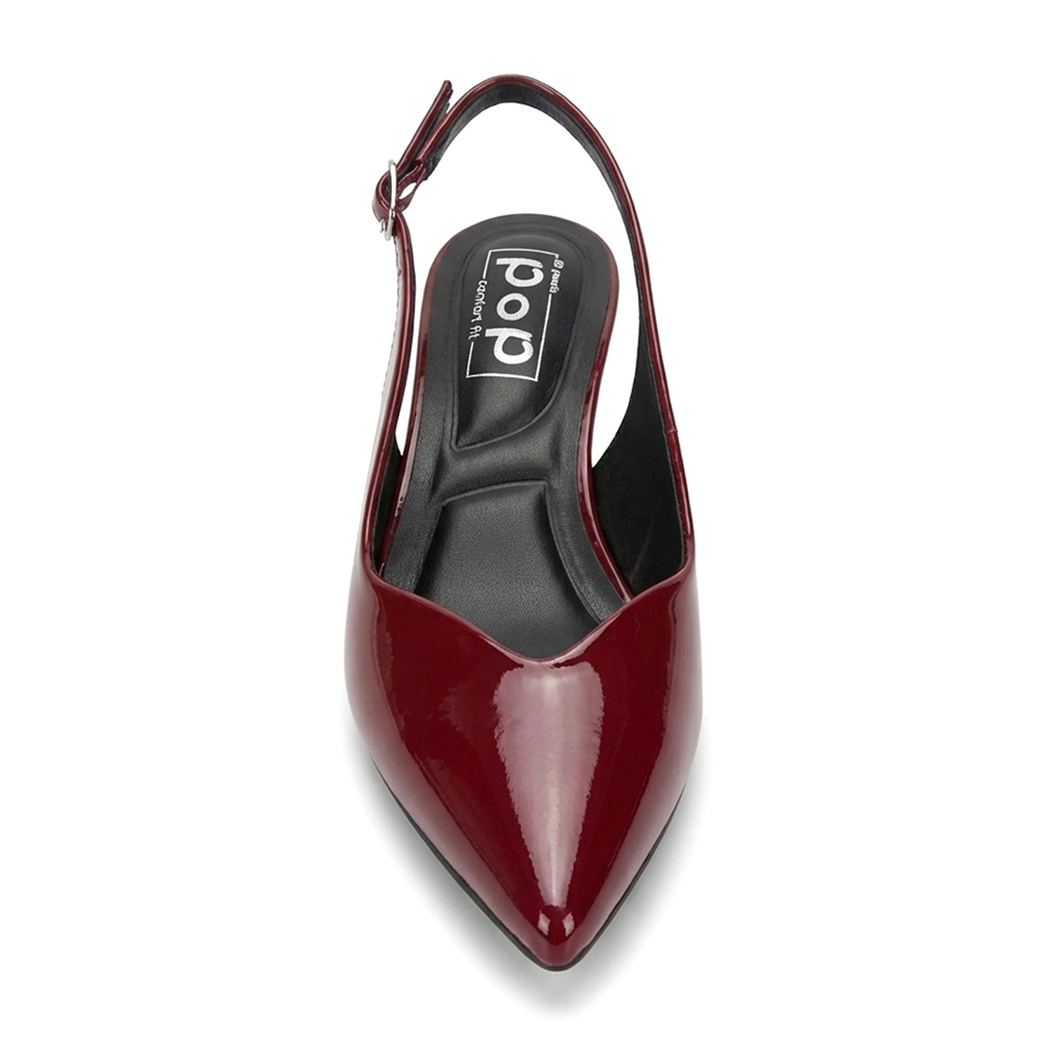 Pop Savien Womens Pointed Closed Toe Kitten Heel Pumps