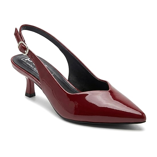 Pop Savien Womens Pointed Closed Toe Kitten Heel Pumps