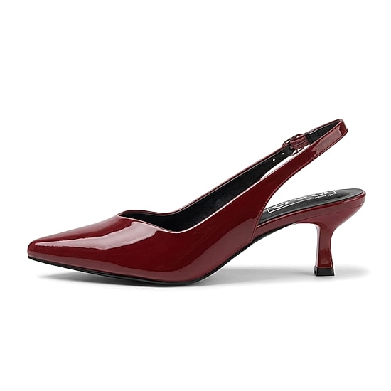 Pop Savien Womens Pointed Closed Toe Kitten Heel Pumps
