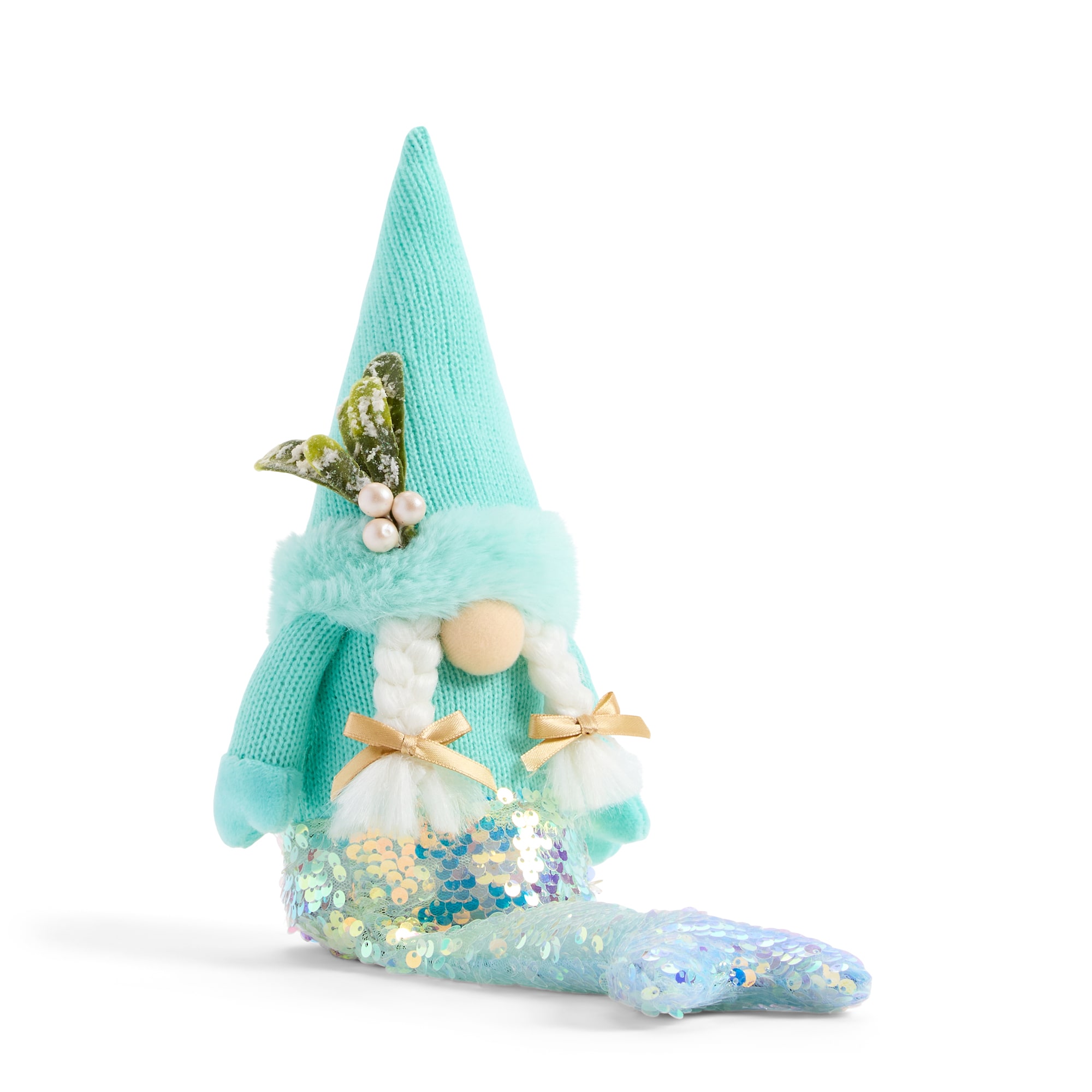 North Pole Trading Co. 15" Coastal Mermaid Christmas Gnome