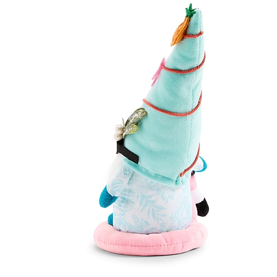 North Pole Trading Co. 15" Flamingo Float Christmas Gnome