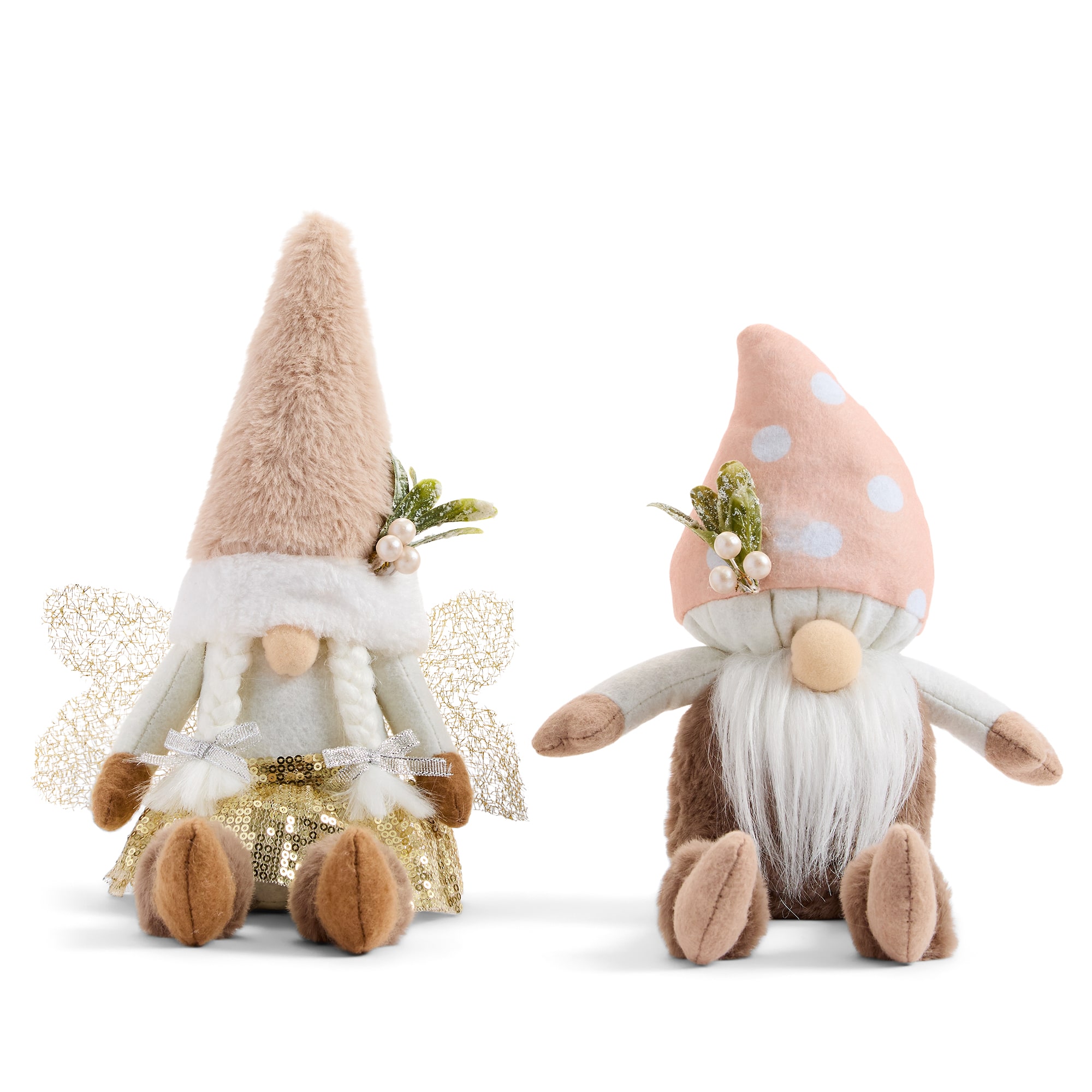 North Pole Trading Co. Fairy/Mushroom Christmas Gnome