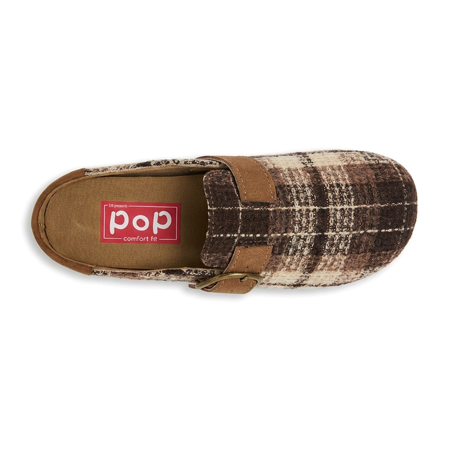 Pop Alana Womens Round Closed Toe Slip-On Shoe