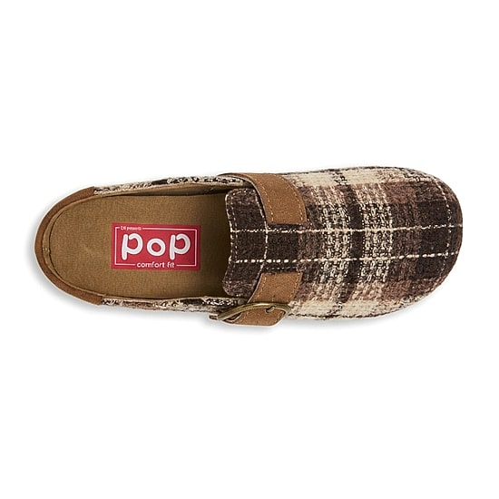 Pop Alana Womens Round Closed Toe Slip-On Shoe