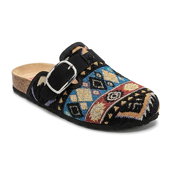 Pop Viviea Womens Round Closed Toe Slip-On Shoe