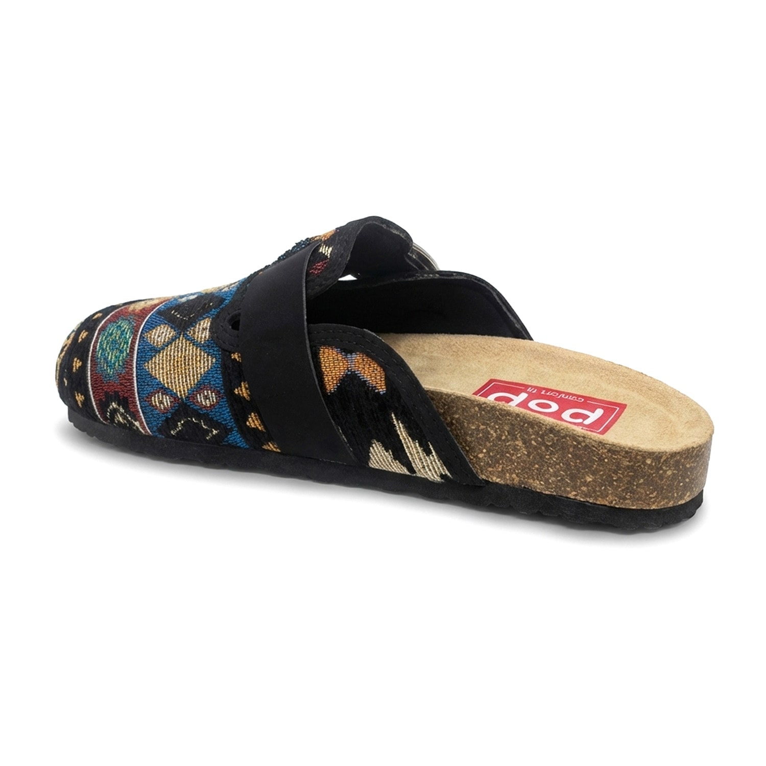 Pop Viviea Womens Round Closed Toe Slip-On Shoe