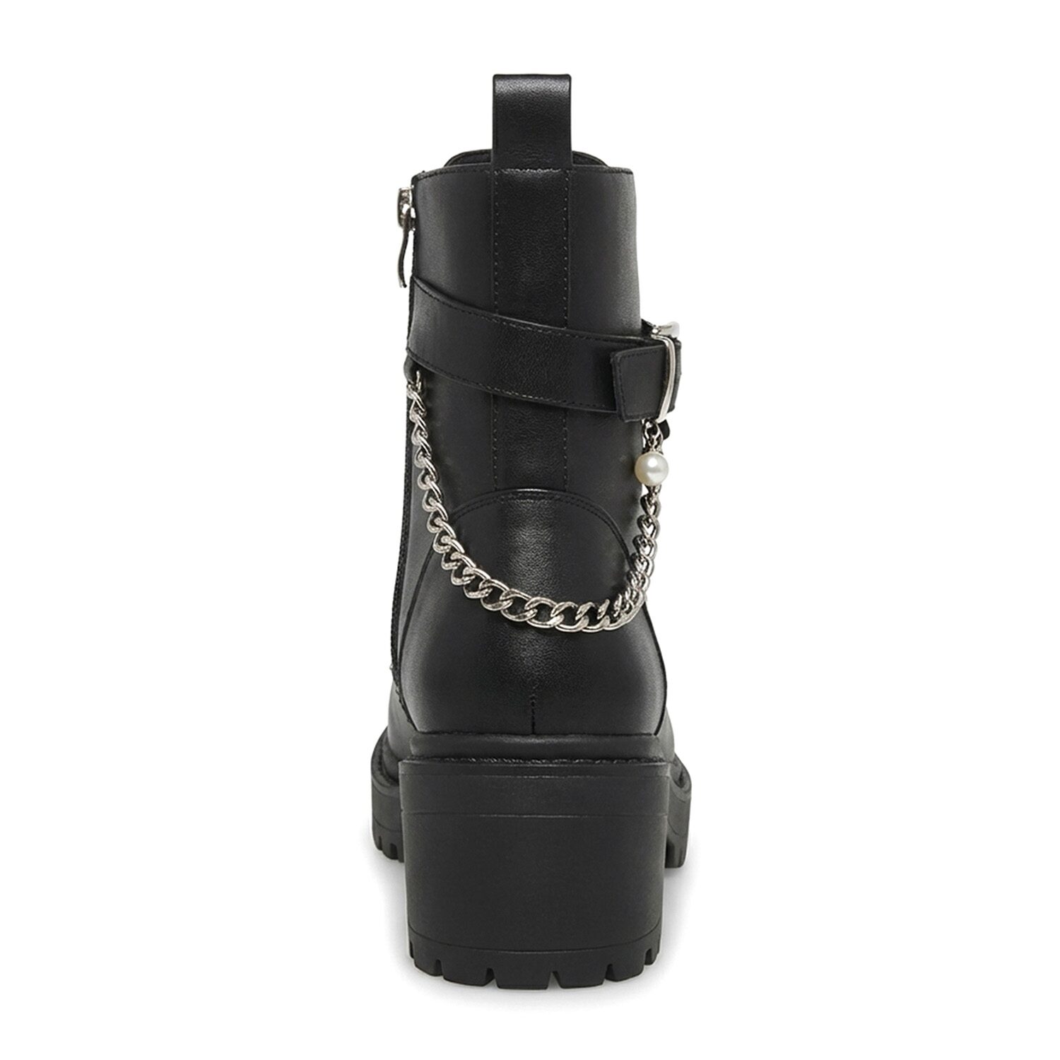 Pop Womens Teyana Block Heel Booties