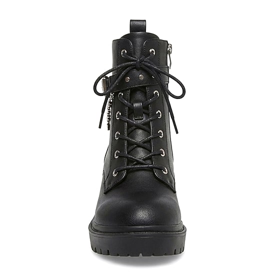 Pop Womens Teyana Block Heel Booties