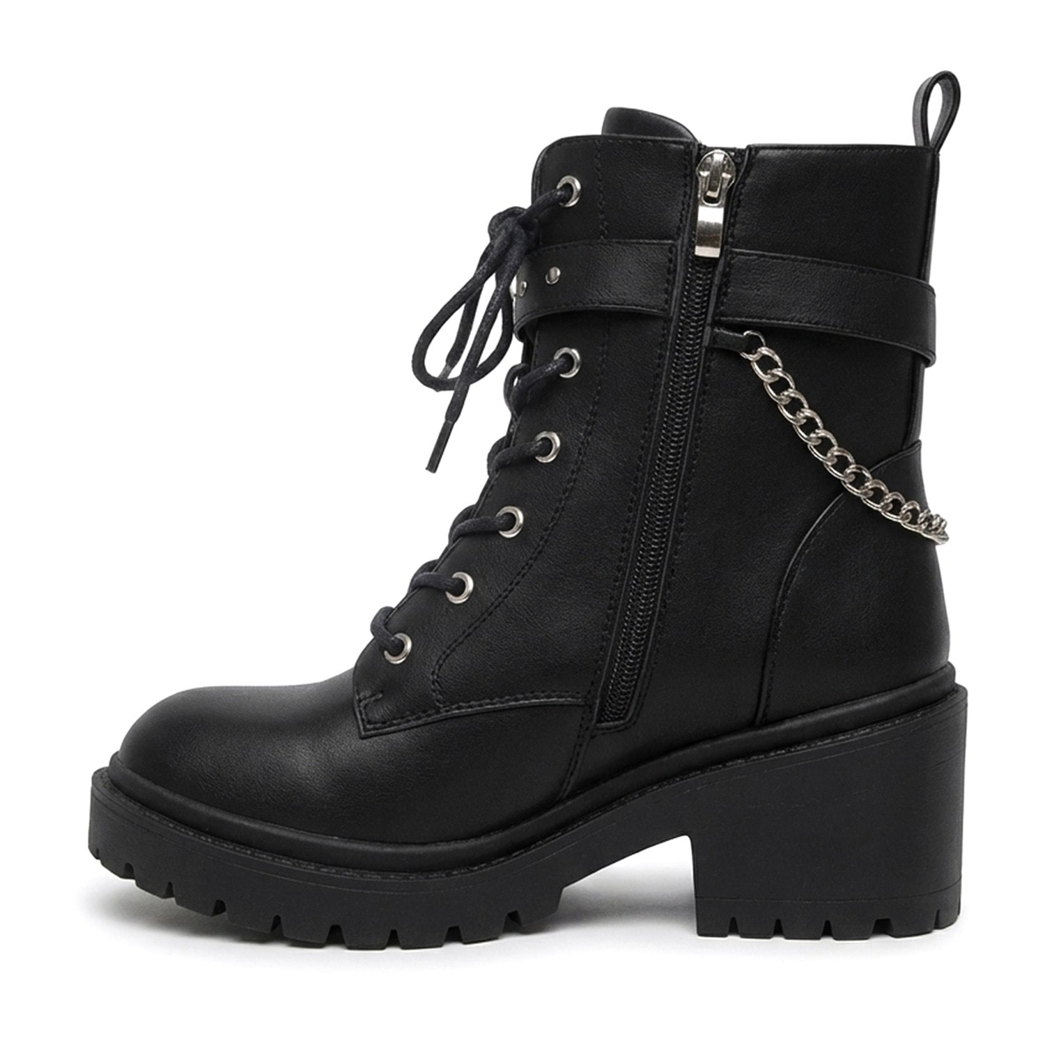 Pop Womens Teyana Block Heel Booties
