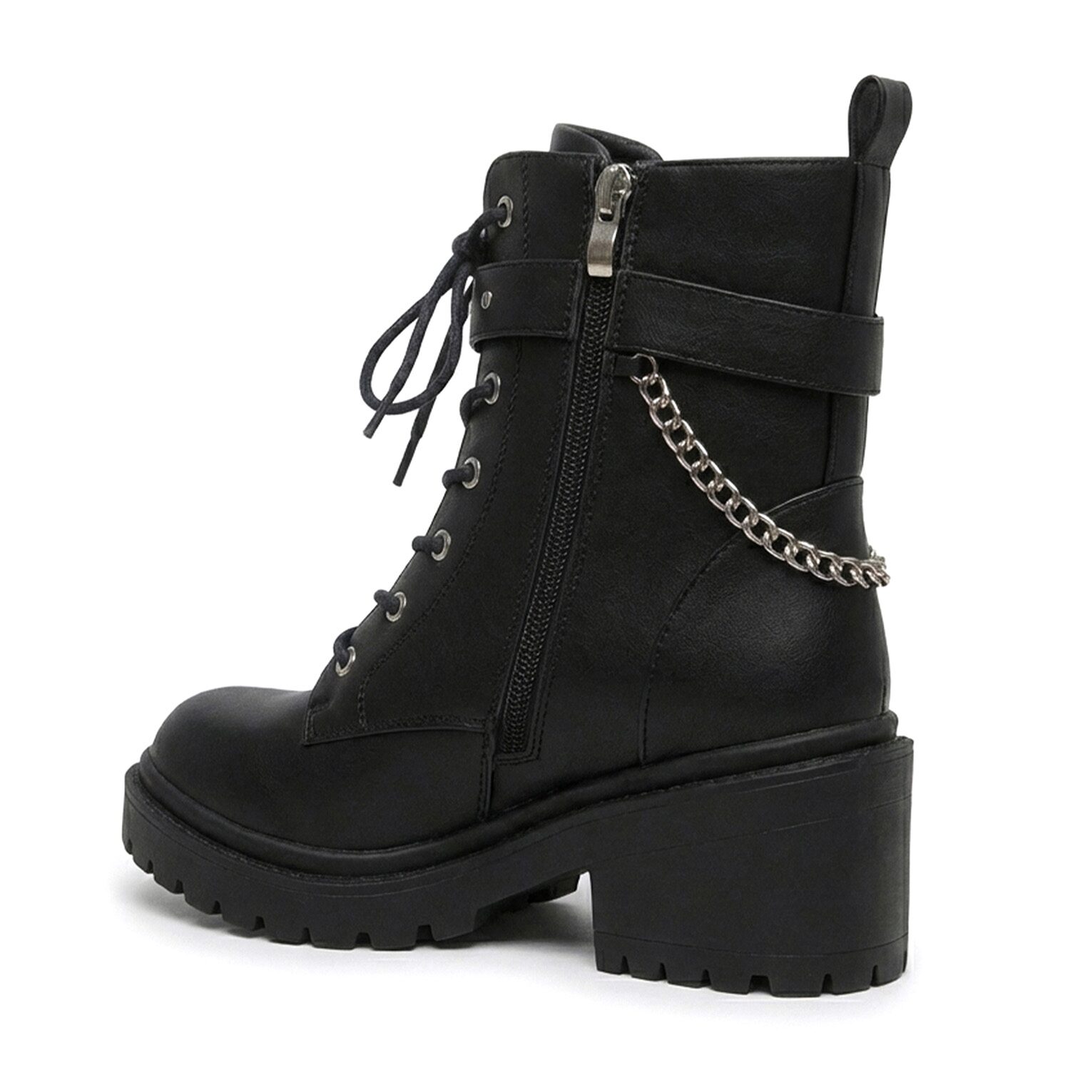 Pop Womens Teyana Block Heel Booties