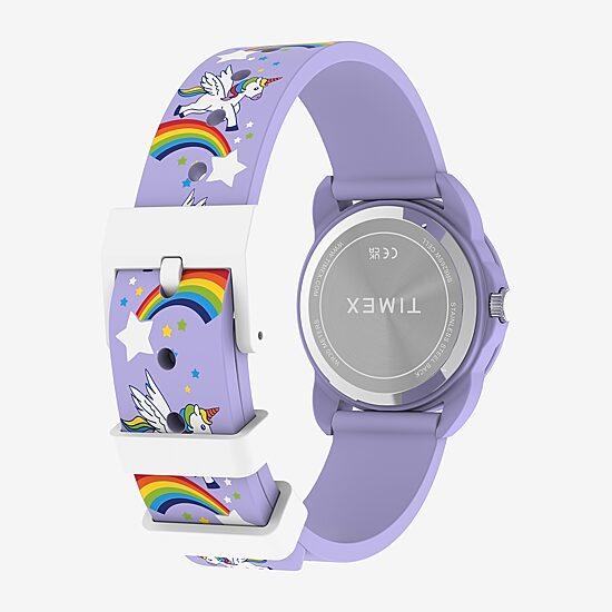 Timex Girls Purple Strap Watch Tw2y59600jt