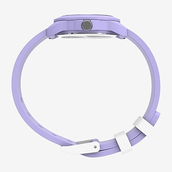 Timex Timex Peanuts Weekender Youth Purple Silicone Strap Watch Tw2y51200jt Girls Purple Strap Watch Tw2y51200jt