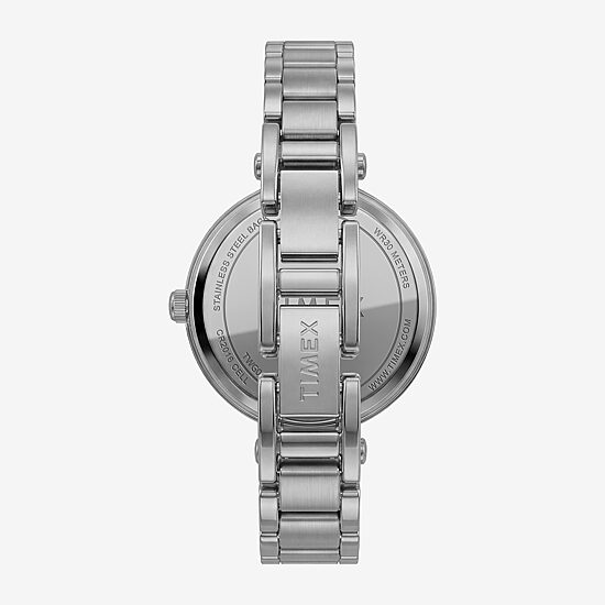 Timex Womens Silver Tone 2-pc. Watch Boxed Set Twg068000ji