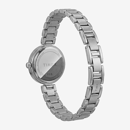 Timex Womens Silver Tone 2-pc. Watch Boxed Set Twg068000ji