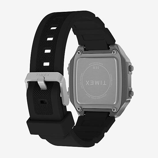 Timex Mens Digital Black Strap Watch Tw5m68800jt