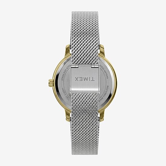 Timex Womens Silver Tone Stainless Steel Bracelet Watch Tw2y48800jt