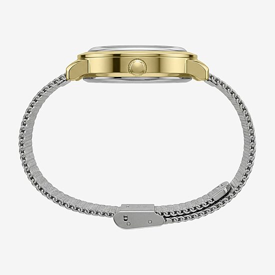Timex Womens Silver Tone Stainless Steel Bracelet Watch Tw2y48800jt