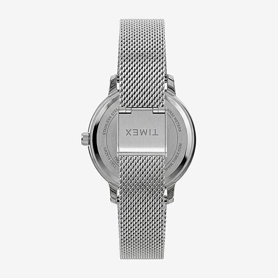 Timex Womens Silver Tone Stainless Steel Bracelet Watch Tw2y48600jt