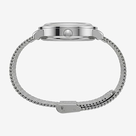 Timex Womens Silver Tone Stainless Steel Bracelet Watch Tw2y48600jt