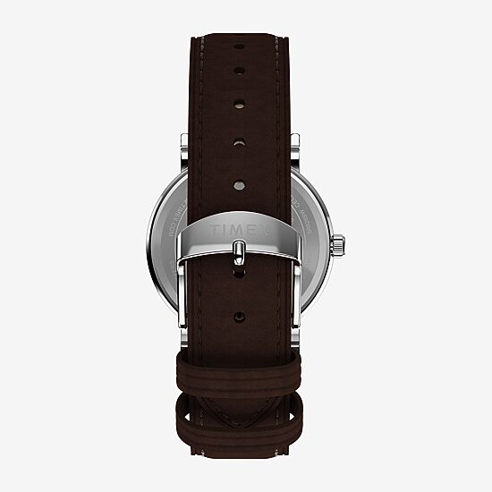Timex Timex Peanuts Weekender 38mm Baseball Brown Leather Strap Watch Tw2y51500jt Mens Brown Leather Strap Watch Tw2y51500jt