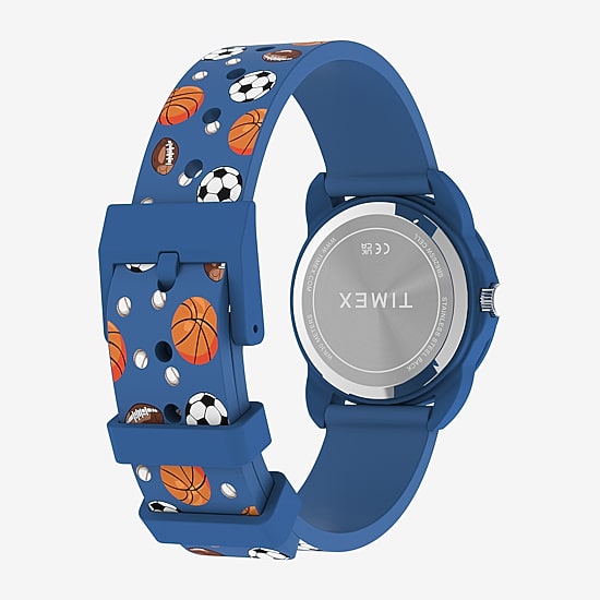 Timex Boys Blue Strap Watch Tw2y59900jt