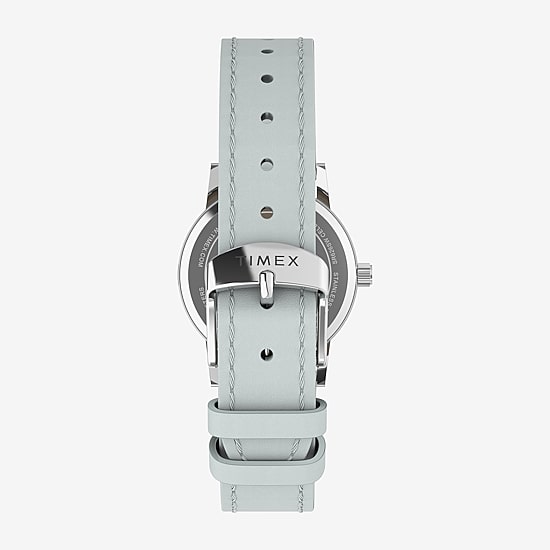 Timex Womens Blue Leather Strap Watch Tw2y67100jt